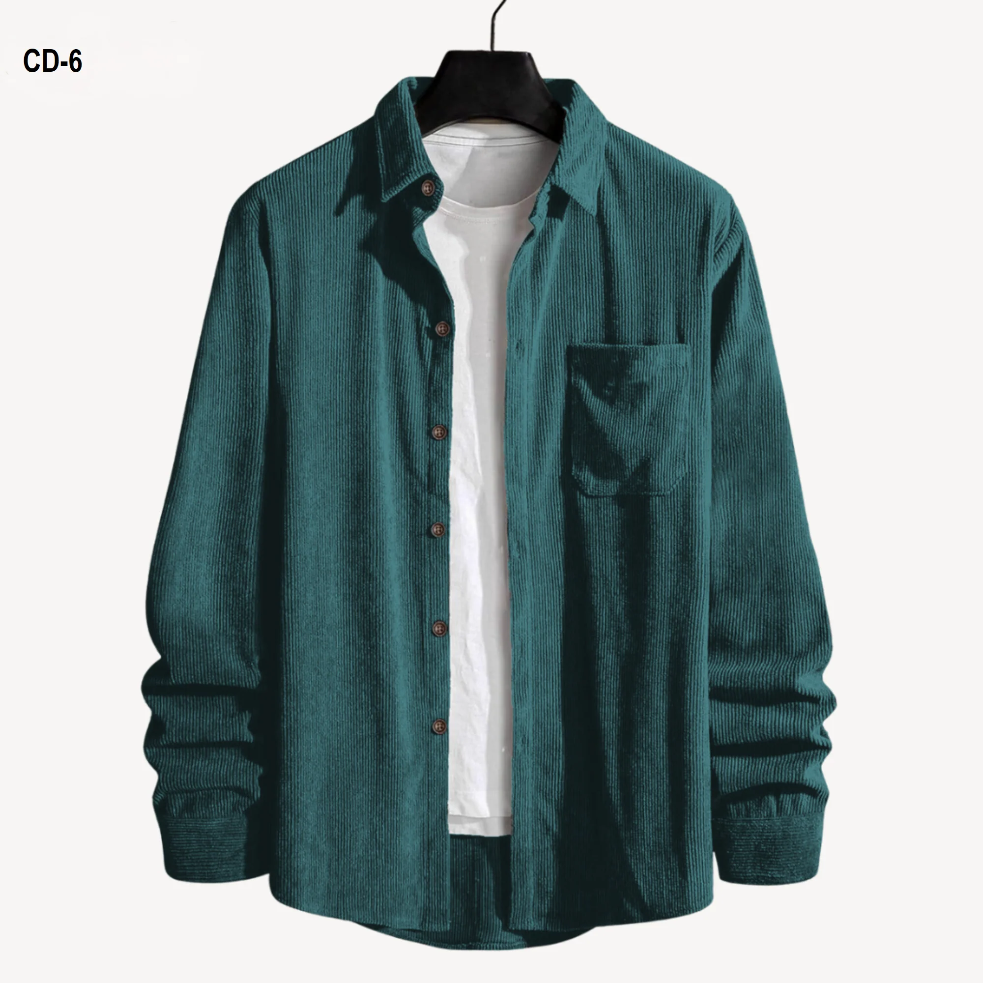 Cord Green Color Shirt